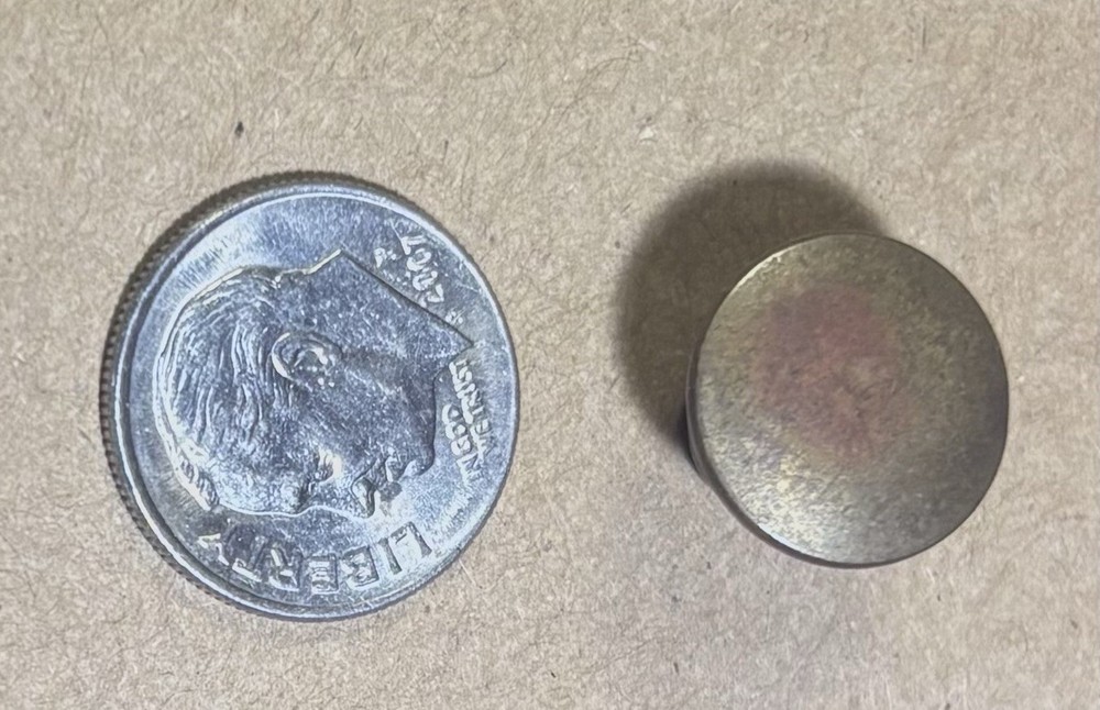 Tiny - Dime Size - Cubby Drawer Pull Knob - For Secretary & Desk Interior Drawer