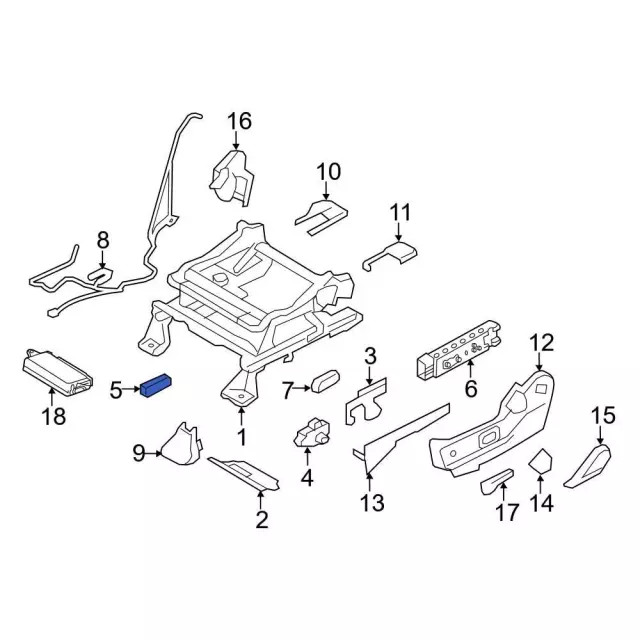 Genuine Ford Position Sensor 7T4Z-14B416-B