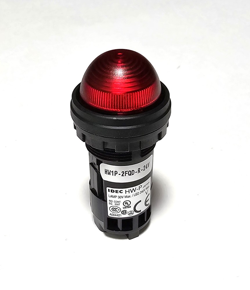IDEC HW1P-2FQD-R-24V Red LED Panel Indicator Pilot Light - New