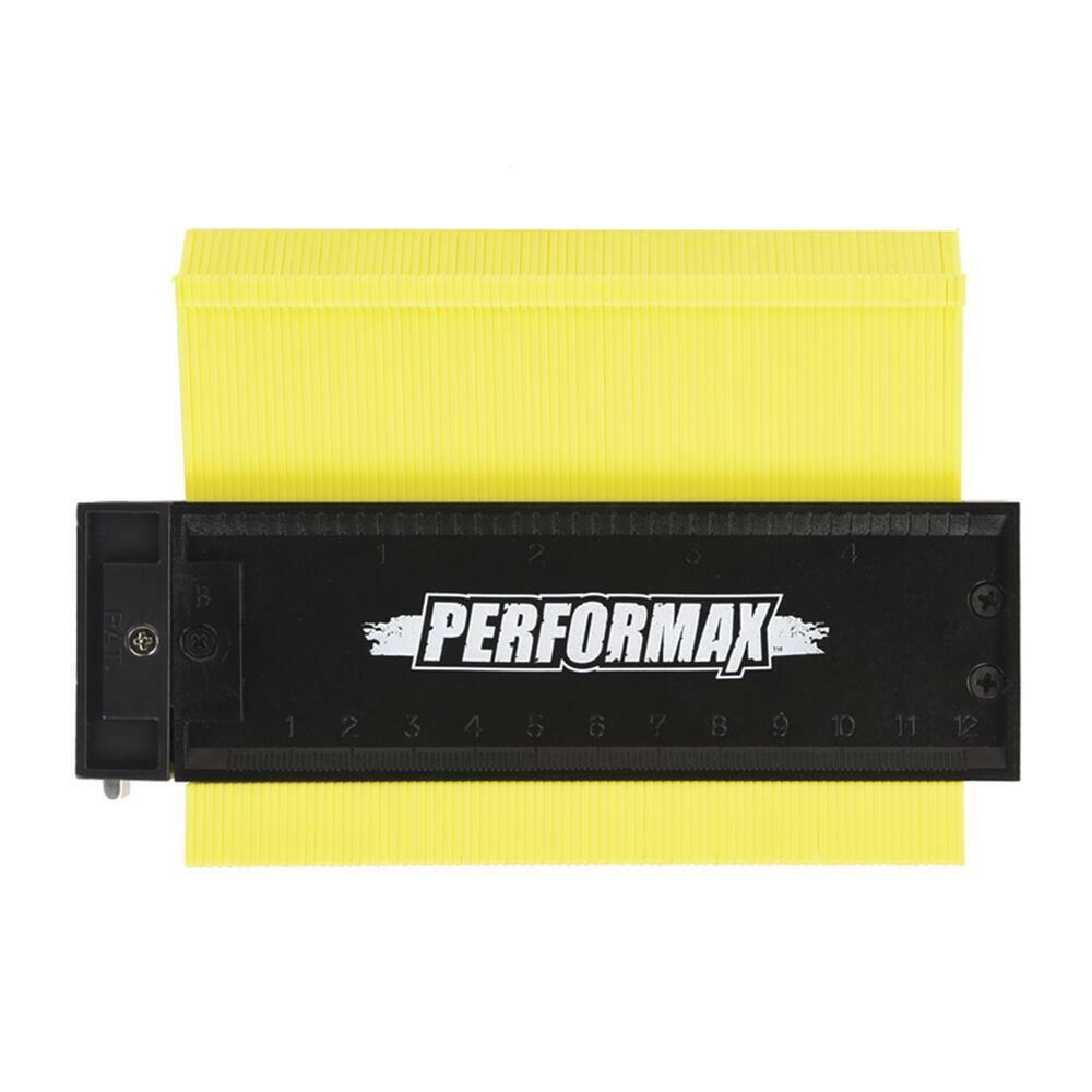 5" Locking Profile Contour Gauge Pattern Shape Transfer Copy w/ SAE Metric Ruler