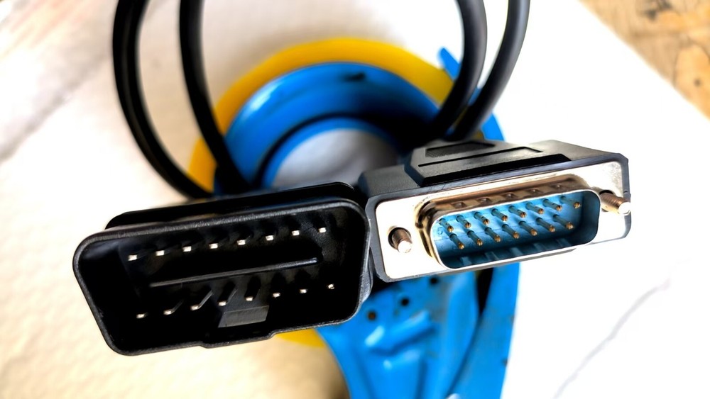 OBD2 OBDII Data Cable Compatible with Autel MaxiScan KW808 Scanner Code Reader