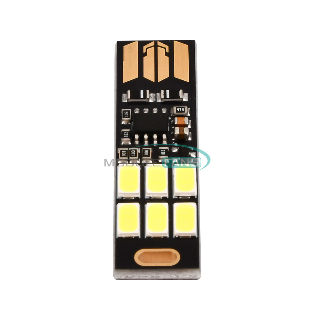 1/5/10pcs Portable Mini 5730 USB LED Light 5V Touch Sensor Dimmable Night Light