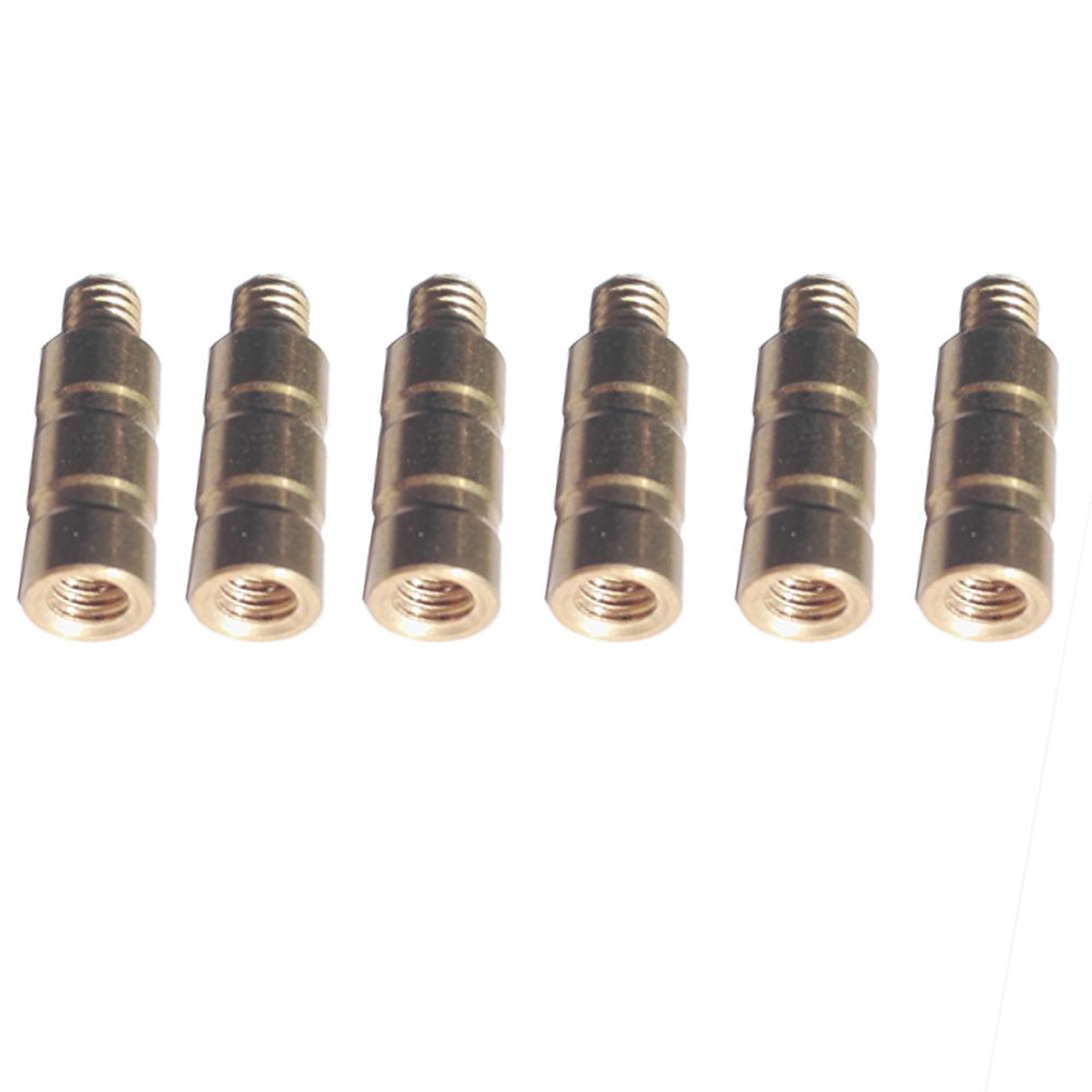 6pcs 50 Grain Arrow Copper Weight Balance Screw Point Inserts Archery Accessory