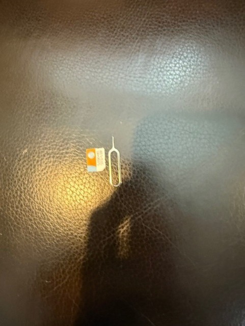 Used Att Nano sim card usa for bypass activation/testing only + sim eject tool
