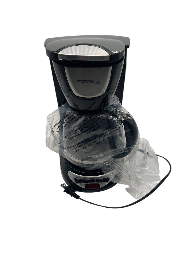 BLACK+DECKER 12-Cup Programmable Coffeemaker DCM100B – Black (FK229)