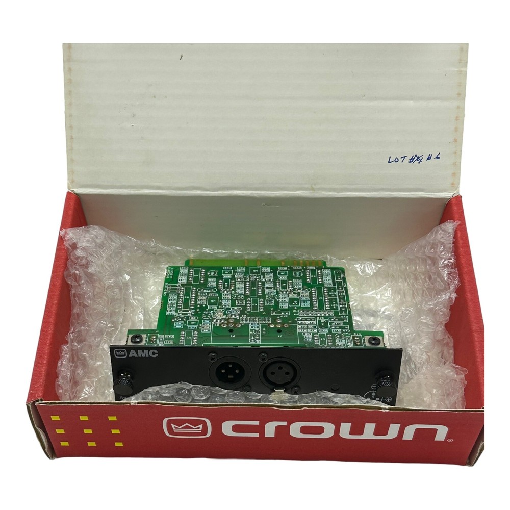 Crown PIP AMCb Input Card Programmable Crossover, Equilization & Compressor