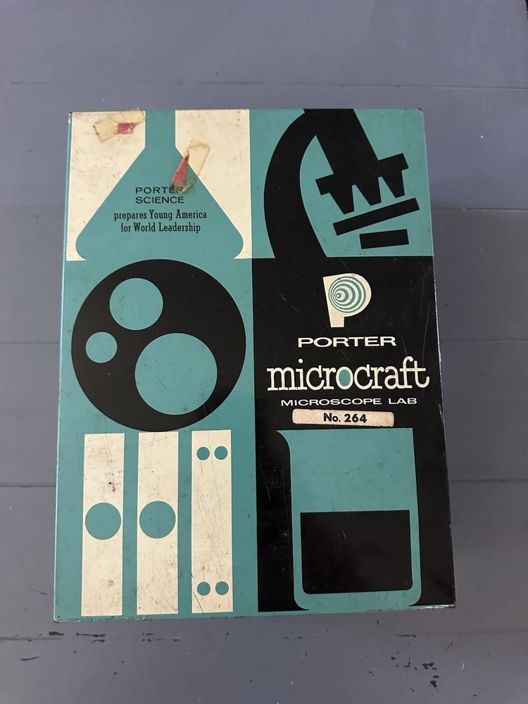 Porter Microcraft Microscope Lab 264 From 1960s