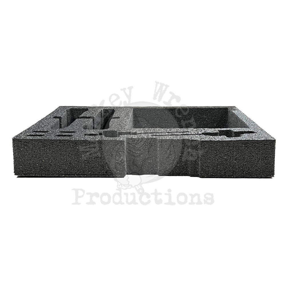 Foam Insert for 2 wireless mics, fits 2U rack drawer