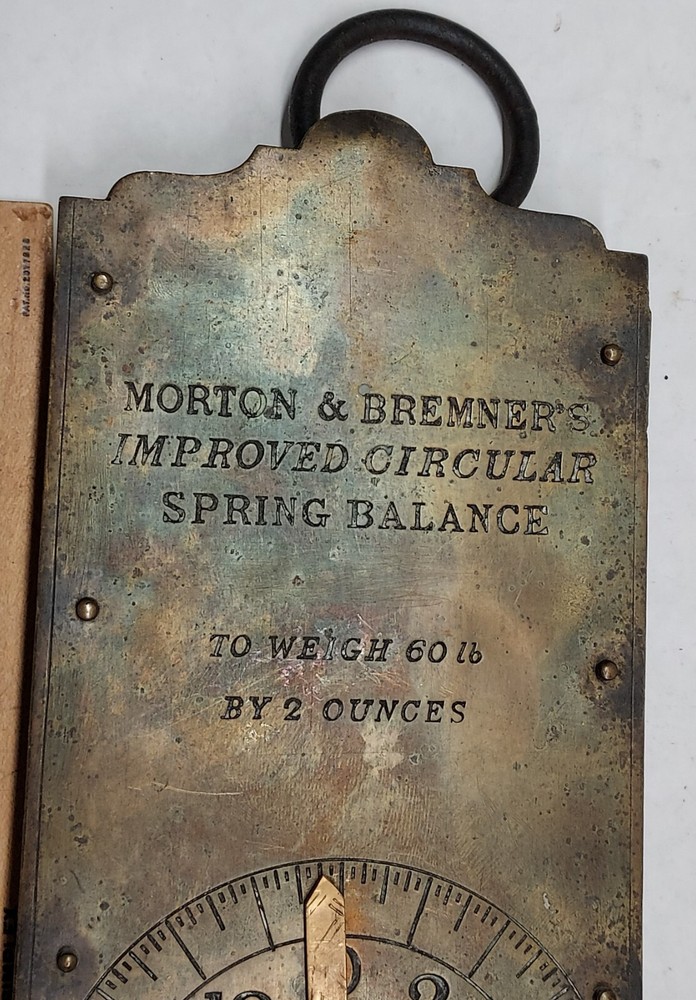Vintage Morton & Bremner’s Spring Hanging Scale