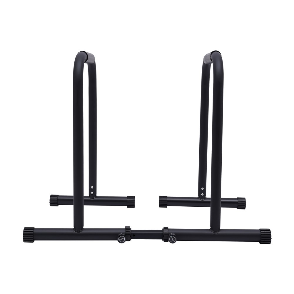 Portable Adjustable Dip Bar for Versatile Home Strength Training.