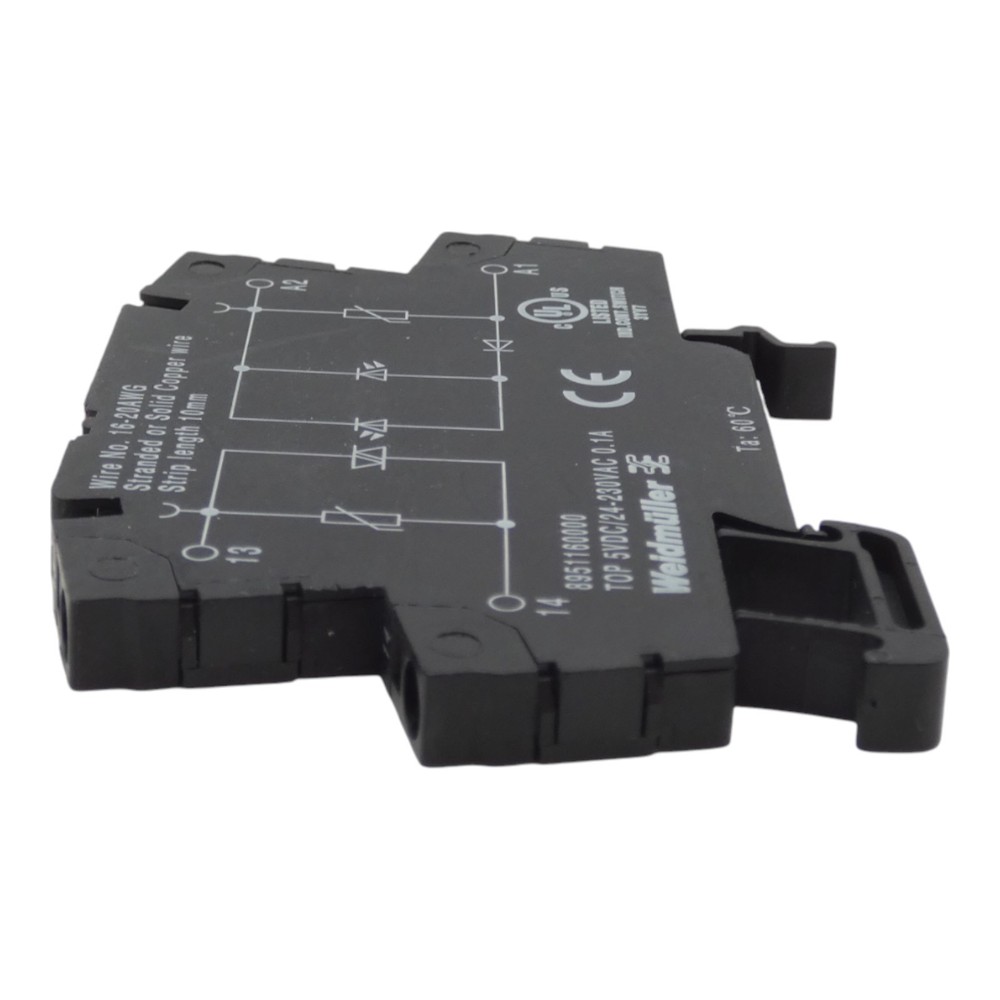 2x Weidmüller 8951160000 24...230V AC solid state relay/solid state relay -used-