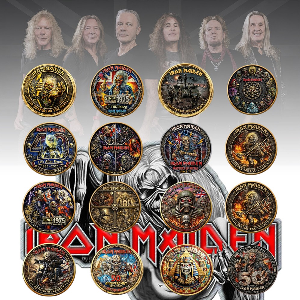 IRON MAIDEN Band Challenge Coin - IRON MAIDEN Commemorative Fan Gift