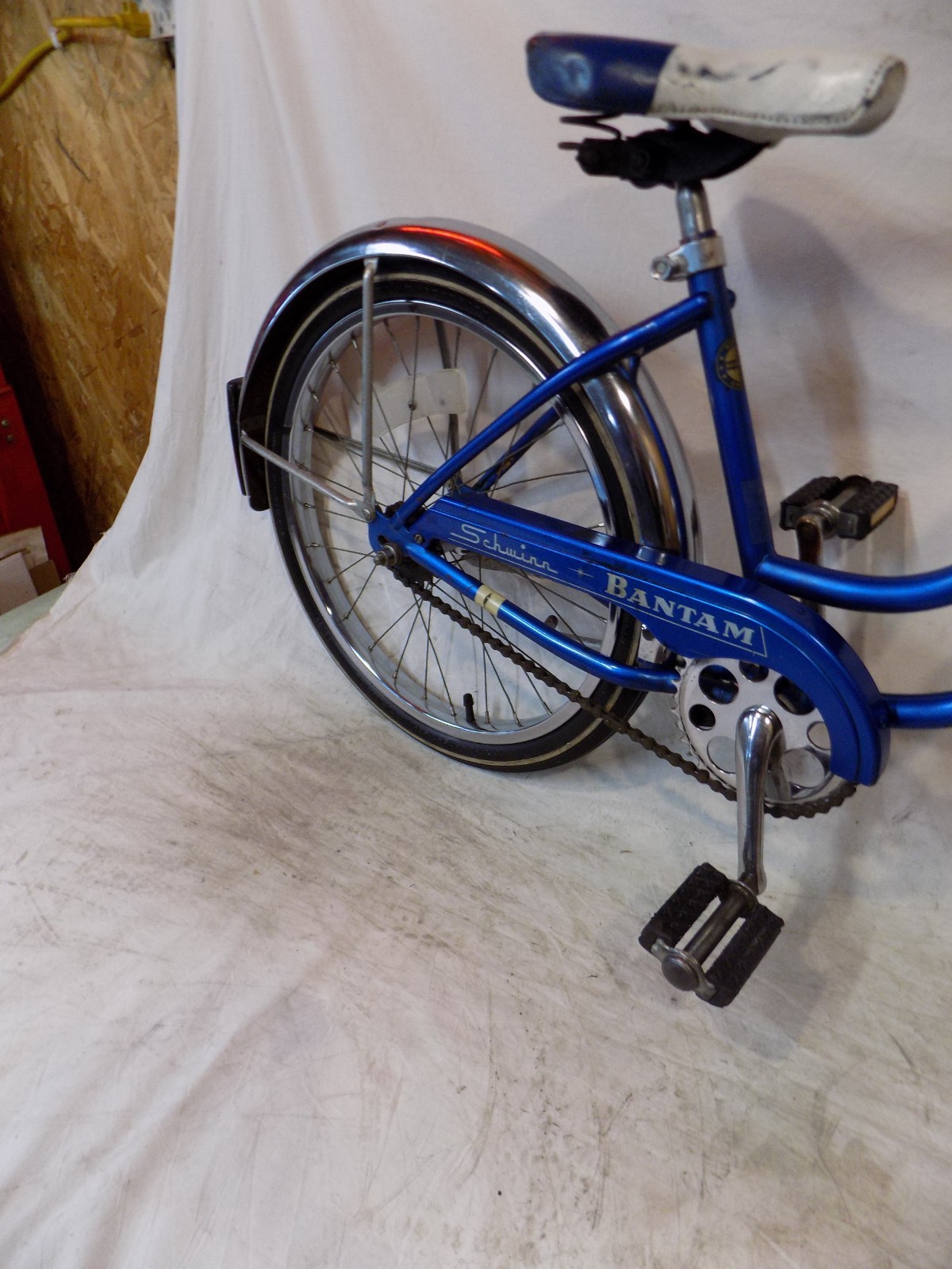 1977 SCHWINN BANTAM 20" STINGRAY MUSCLE BIKE S7 BLUE HOLLYWOOD SUPERIOR TIRES S7