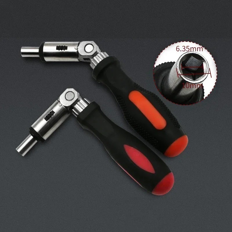 Multi-function Ratchet Screwdriver Angle Variable 0-180 Degrees Can Be Turned