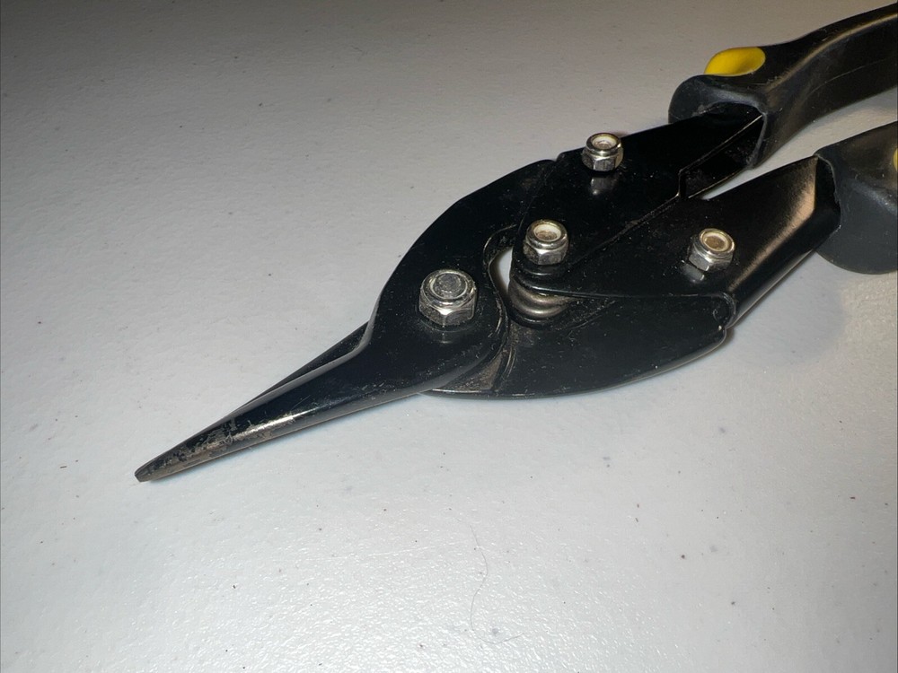 Task Force Aviation Snips - Chrome Vanadium - Yellow/Black Handle - 10”