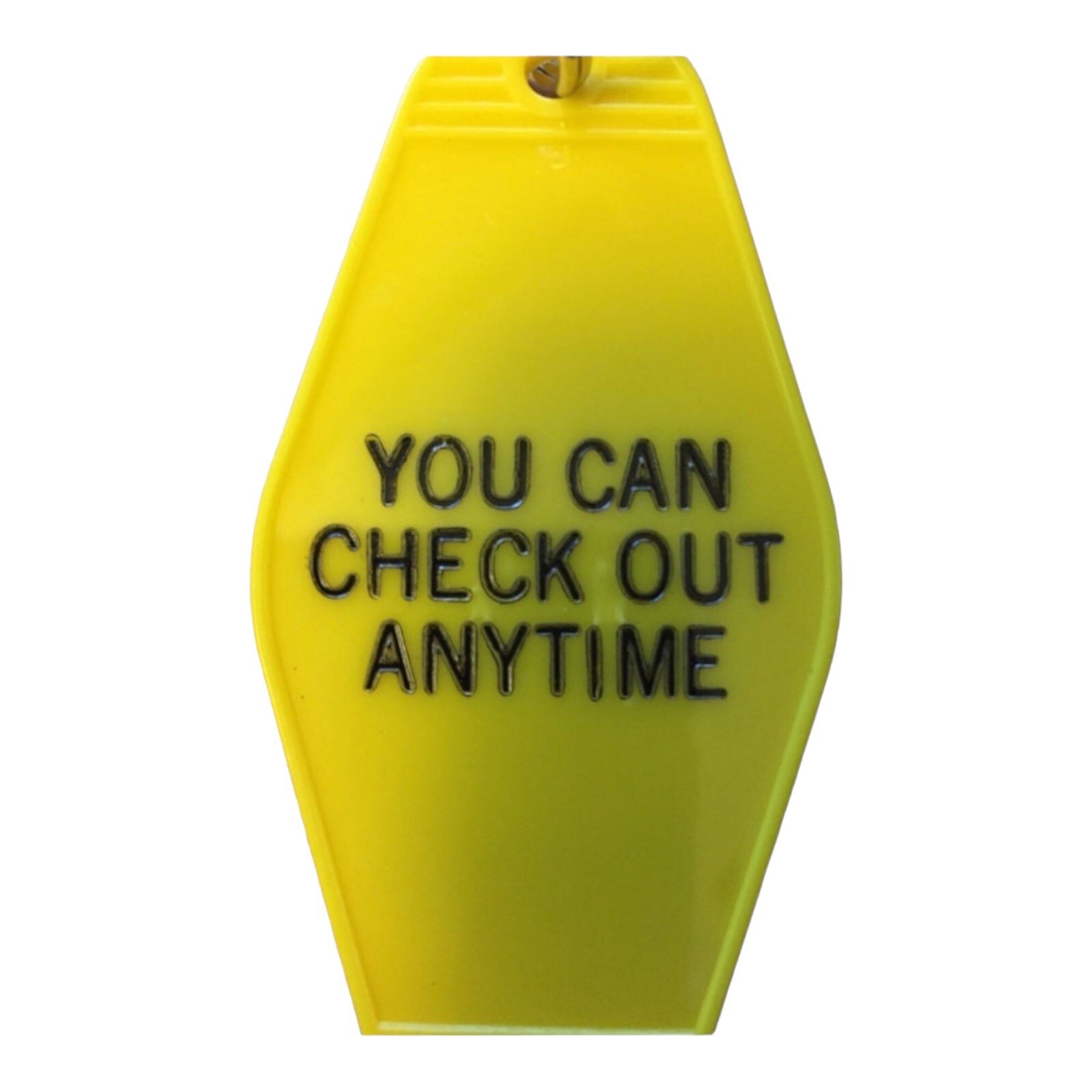 Hotel California inspired keytag