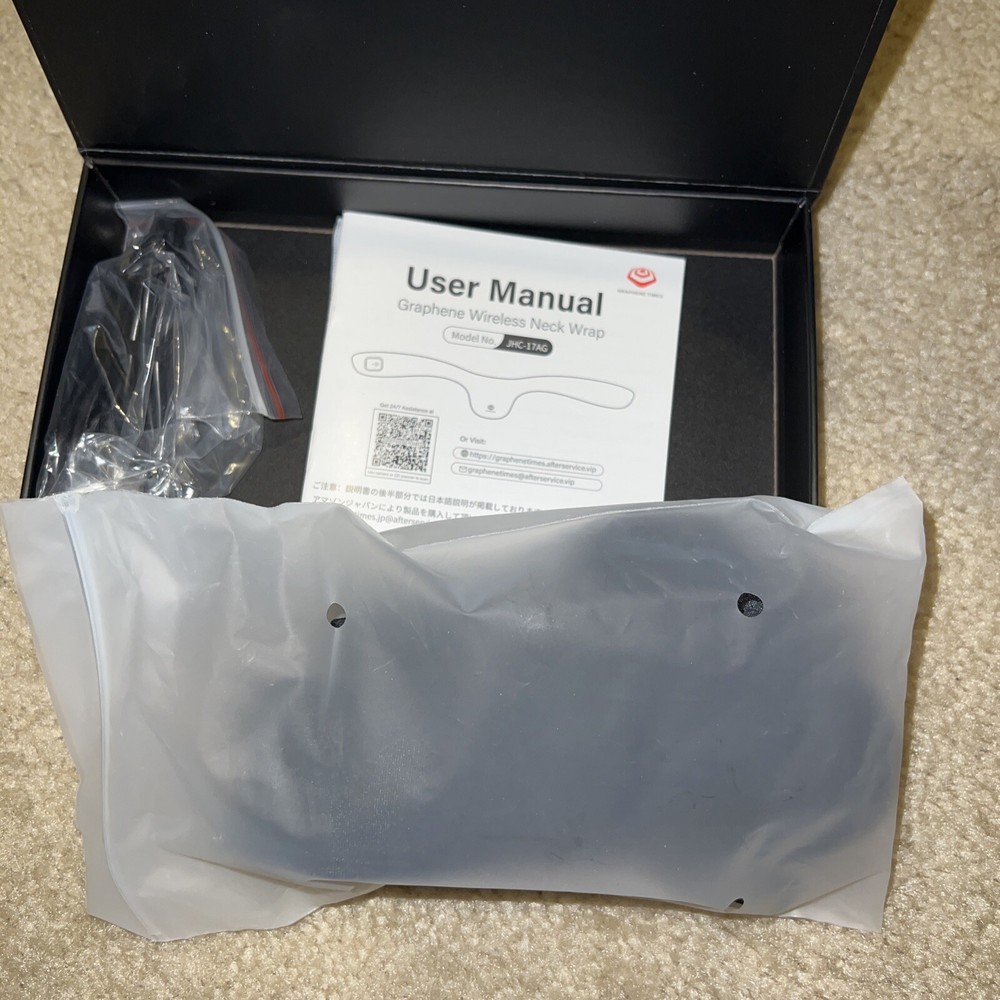 GRAPHENE TIMES Wireless Neck Wrap with Adjustable Temperature