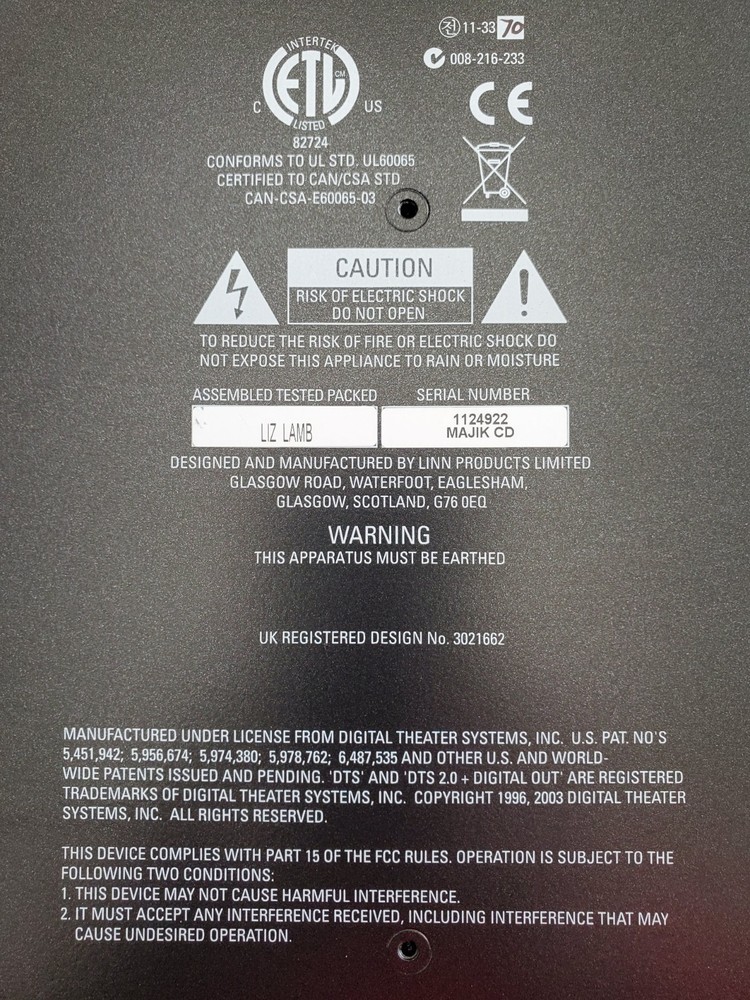 Linn Majik CD Player/Very Nice