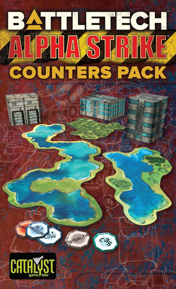 Battletech Counters Pack Alpha Strike - Miniatures Wargame Accessory for 2+ Play