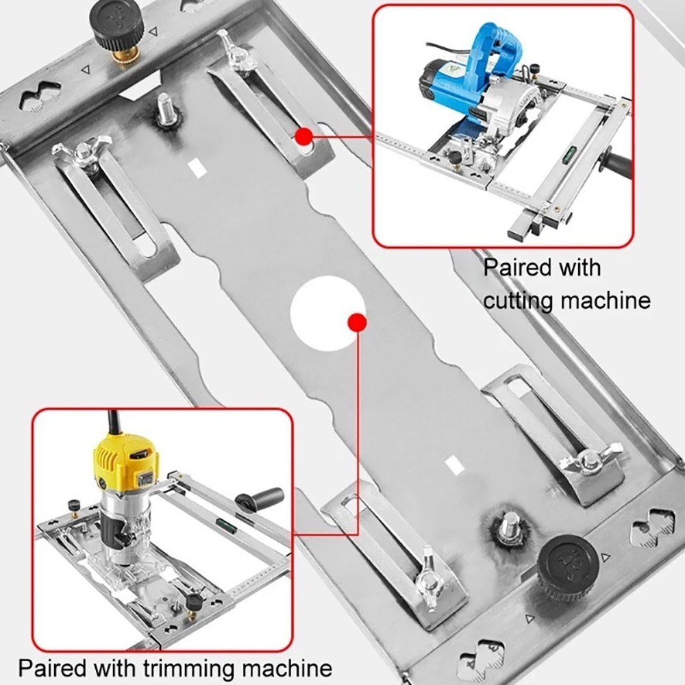 Adjustable Electric Circular Saw Machine Edge Guide Positioning Cutting Board US