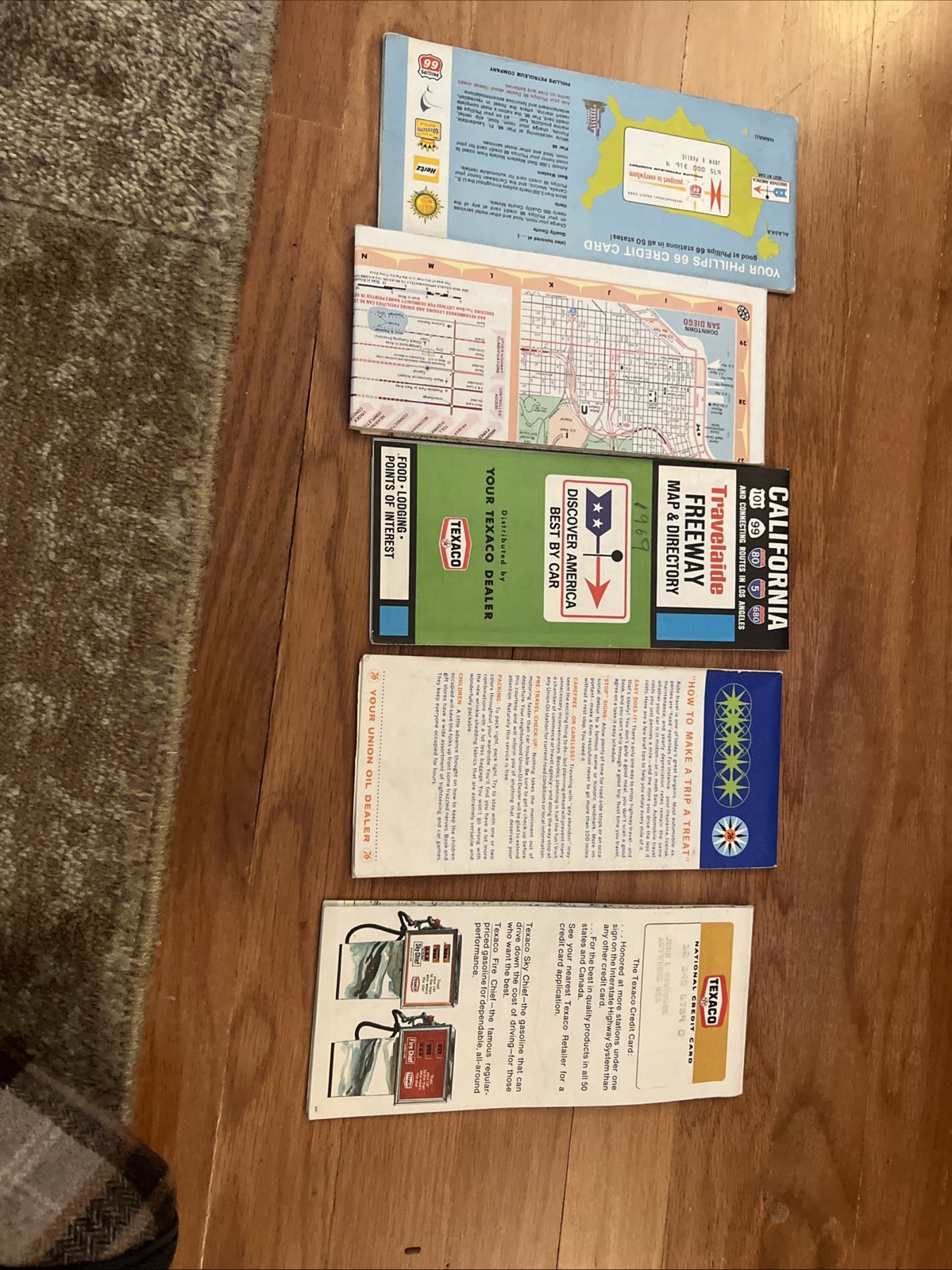 VINTAGE LOT 5 Western States CaliforniaGas Highway Road Maps