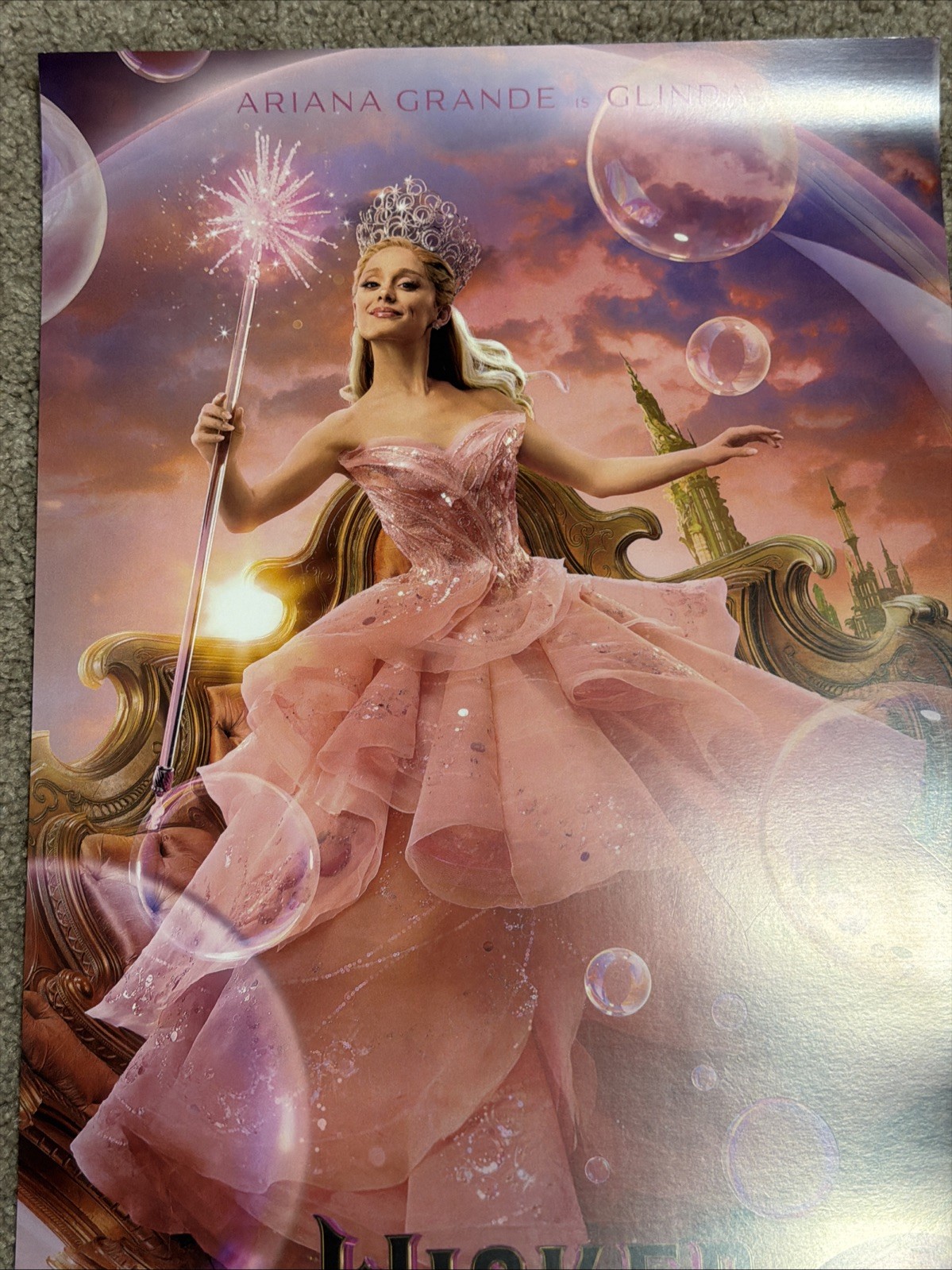 Wicked & Wicked For Good Movie Glinda Regal Exclusive 12x18 Poster Print #983