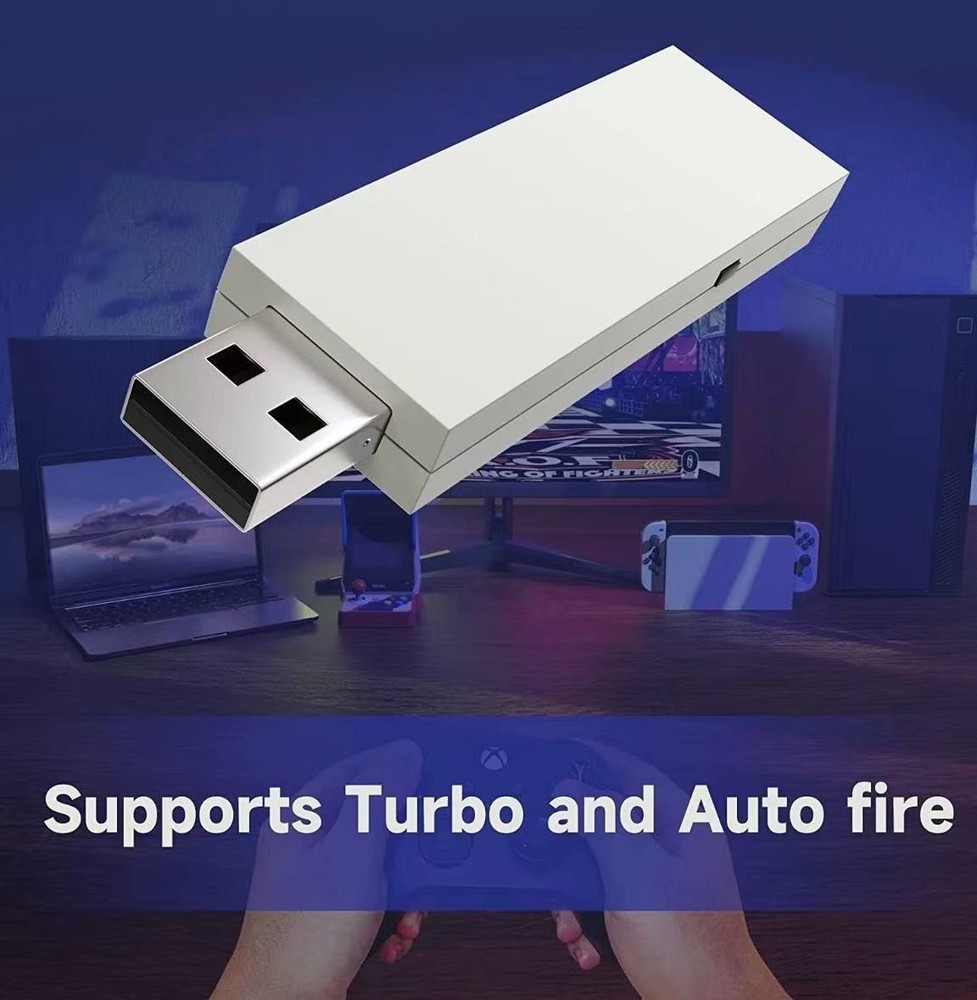 MAYFLASH Magic NS2 Wireless Bluetooth Controller Adapter for Switch, PS4&3, Xbox