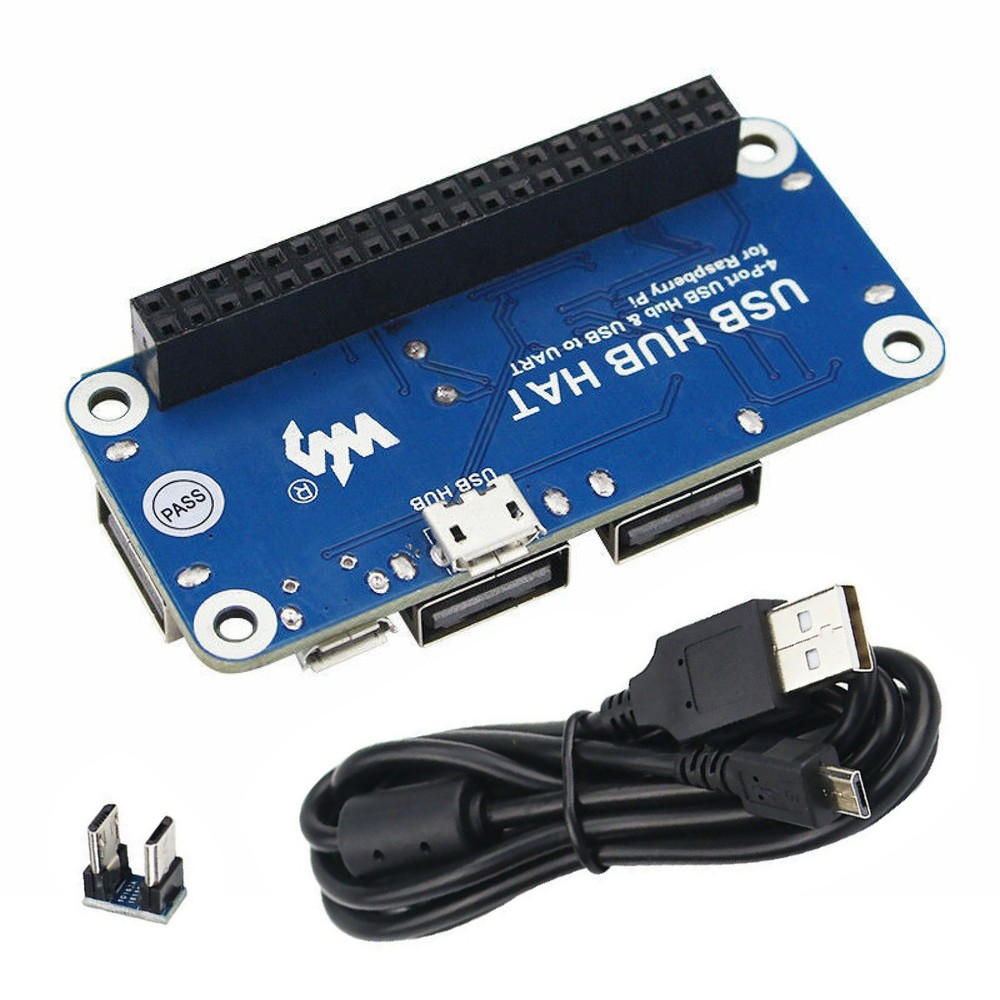 5V USB Hub Extension Board & Micro USB Converter & Cable For Raspberry Zero/W H