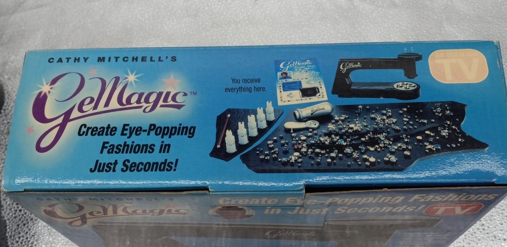 Cathy Mitchell's GeMagic Stud Setting Bedazzler Machine Plus Storage Case