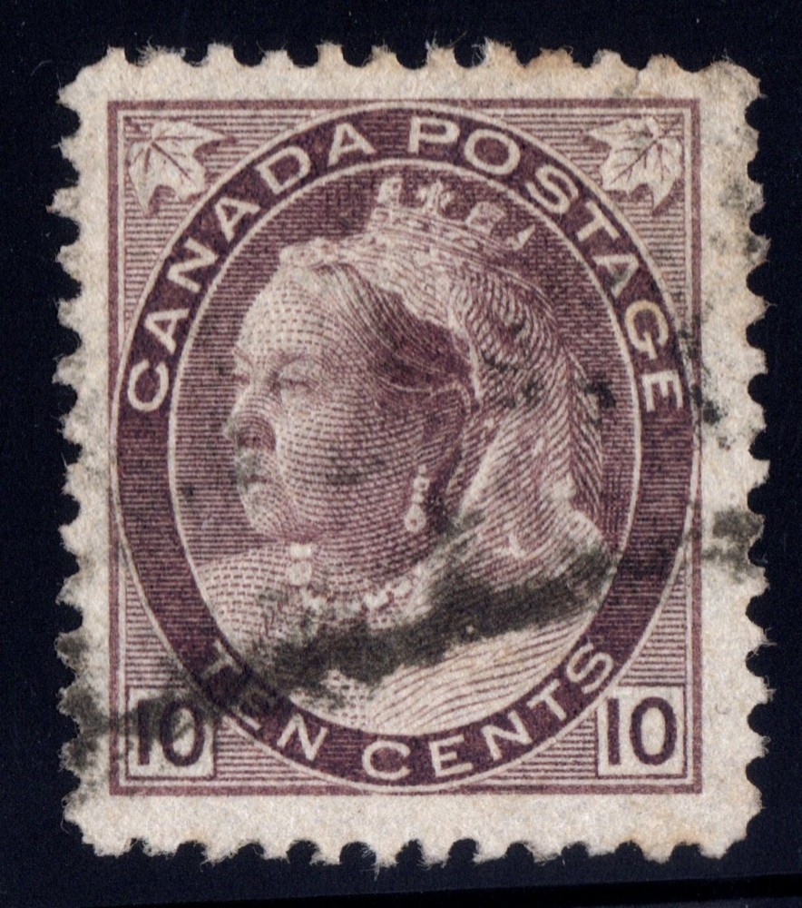 #83 Numeral 10c Canada used