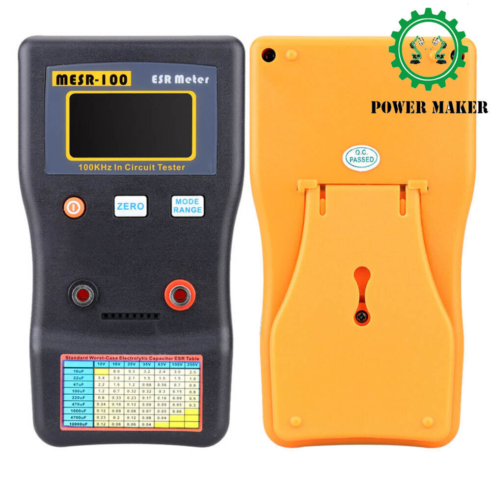 [MESR-100 ESR Capacitance Ohm Meter Internal Resistance Capacitor Circuit Tester