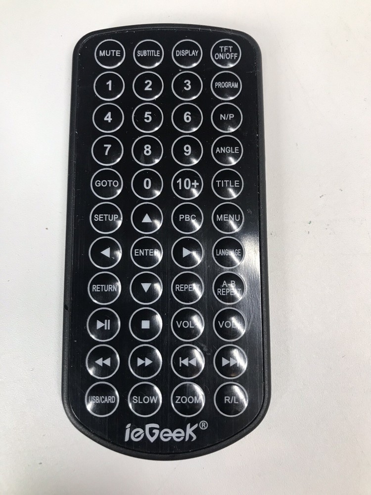 IEGEEK IK-101 REPLACEMENT FACTORY REMOTE For Portable DVD Player