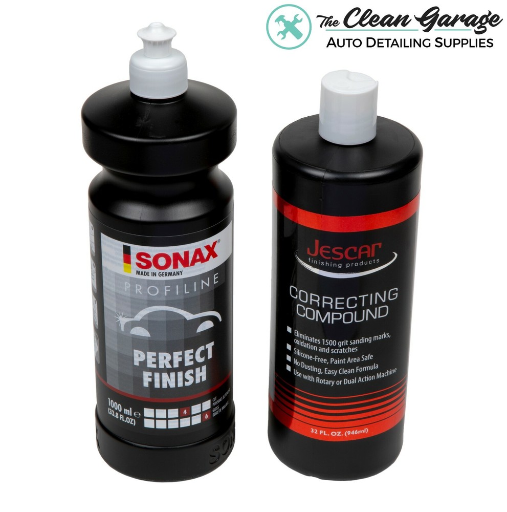 Sonax Perfect Finish Polish & Jescar Correcting Compound 32oz Combo Kit