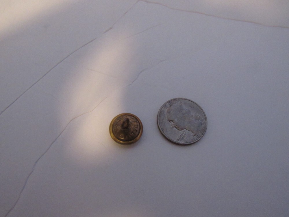 3 EXTRA QUALITY "G" Brass Uniform Button