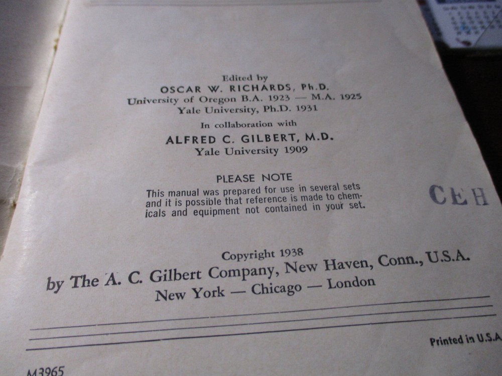 Fun With the Microscope 'Exploring the World..' 1938 by Gilbert book FREE SHIP