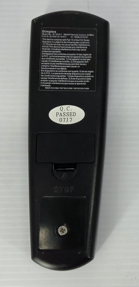 Dimplex RF Remote Control Switch Set 47-1010-T 47-1010-R Fireplace Plug & Remote