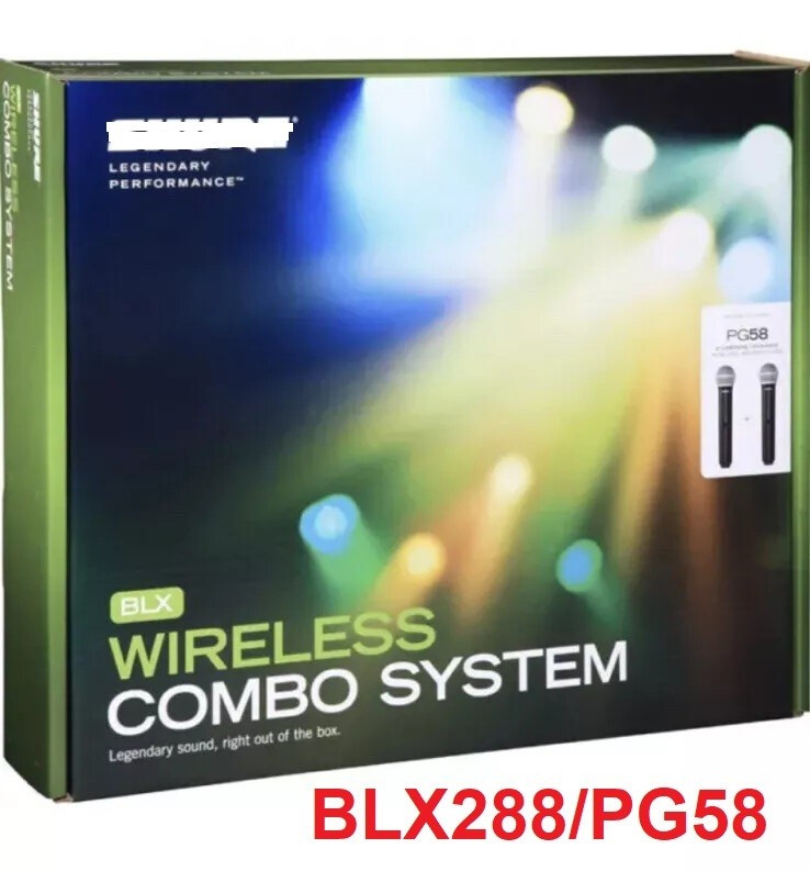 NEW BLX288/PG58 For Handheld Wireless Microphone System with 2 Microphone