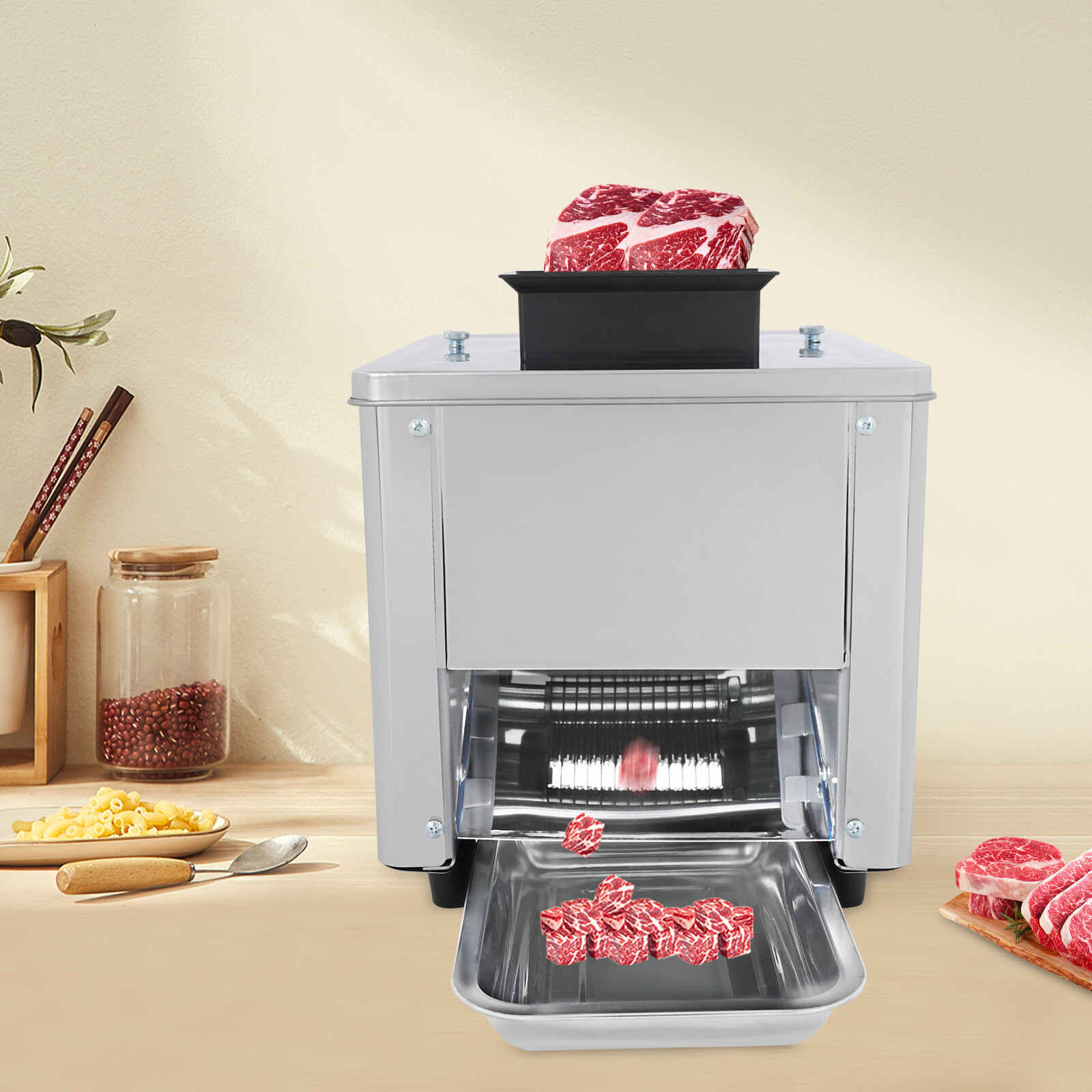 Electric Meat Cutter Cutting Machine (Meat Cutter Specification: 7mm / 0.276in)