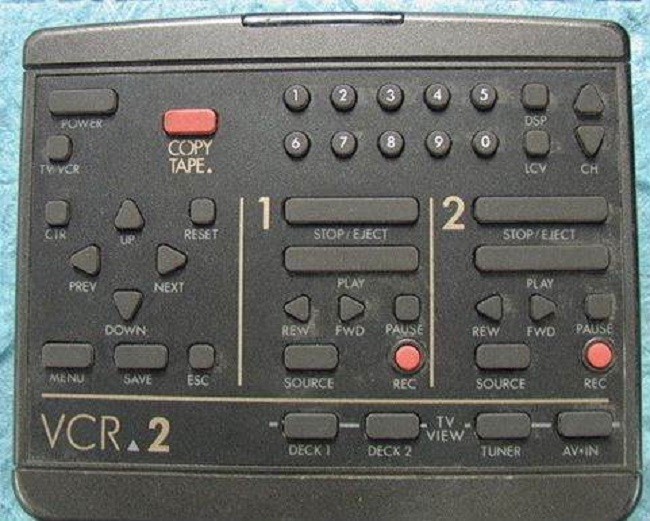 VCR.2 Dual Video Tape Deck Remote IR Controller