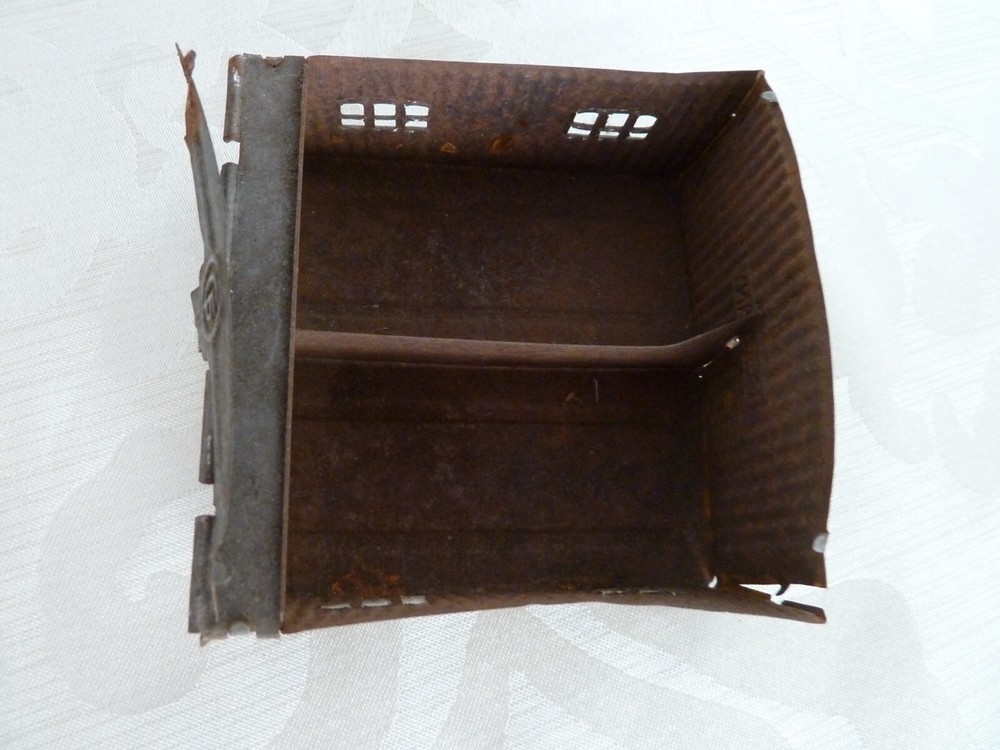 VINTAGE TIN TWO CAR GARAGE