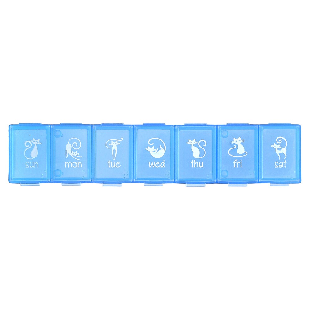 Pets, Weekly Pill Planner, Cats, XL, 1 Count