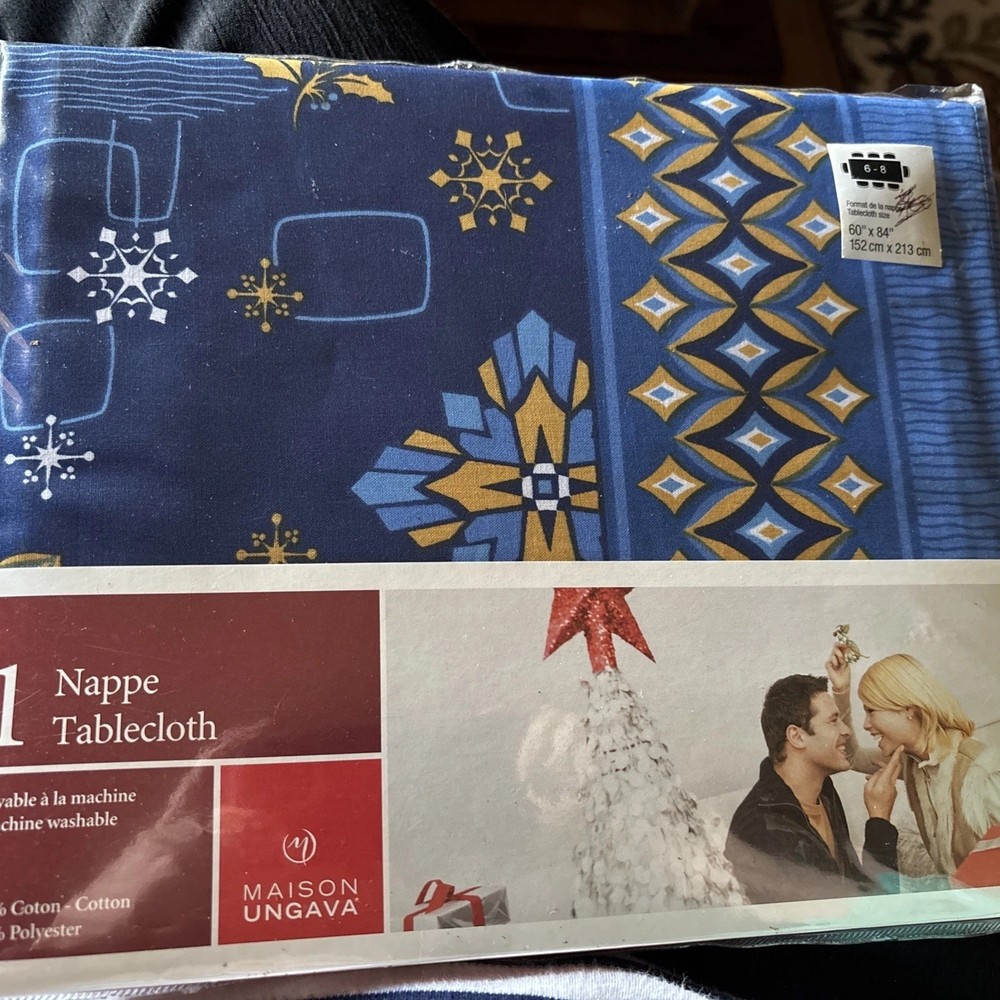nappe tablecloth 60 x 84 maison ungava