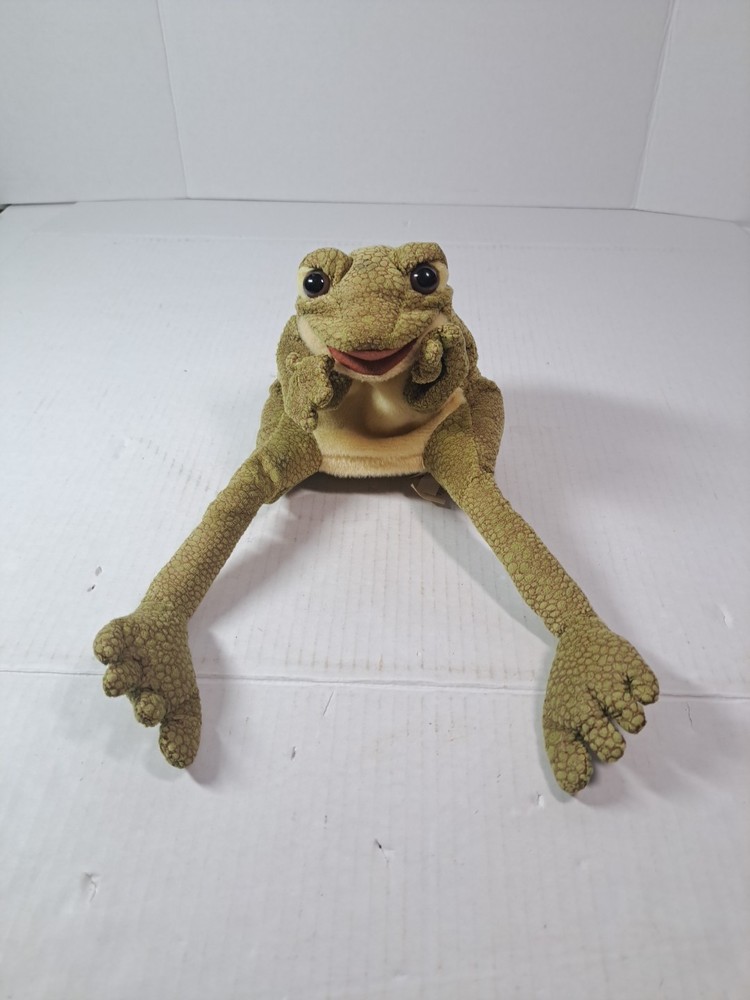 Folkmanis Frog Puppet Green Long Legs