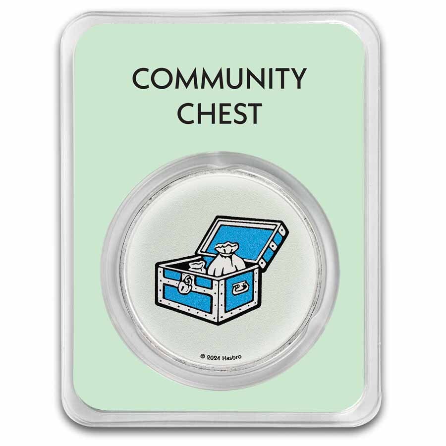 2024 Samoa 8-Coin Silver Monopoly Board Spaces Set
