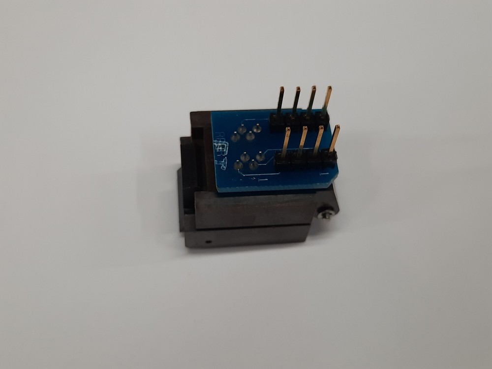 Used Emulation Technology 080801S300 SOIC 8 Programming Test Burn Socket Adapter