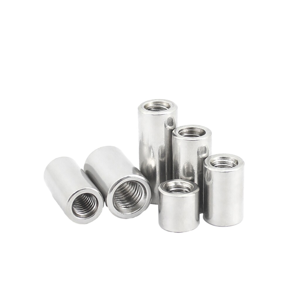 Stainless lengthen Round Nut Standoff Spacer Pillar Female Thread Studs M2 - M20