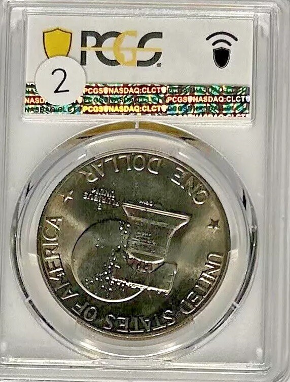 1976-P Type 2 PCGS Grades MS65 Eisenhower Ike Dollar