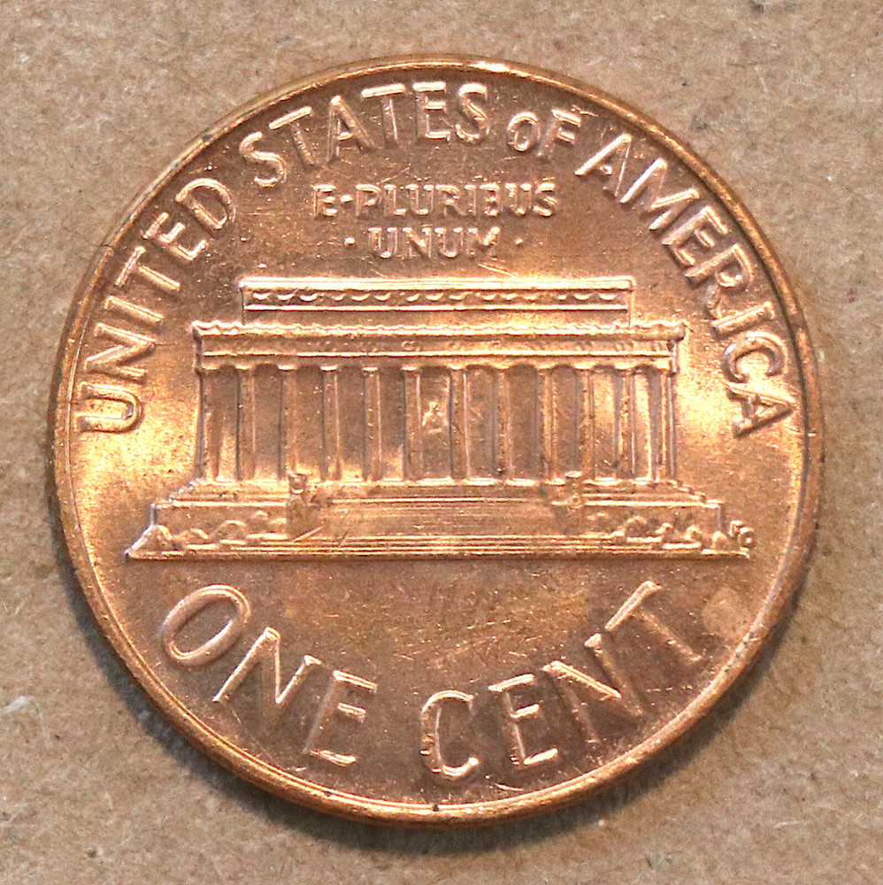 1962 Lincoln Memorial cent BU