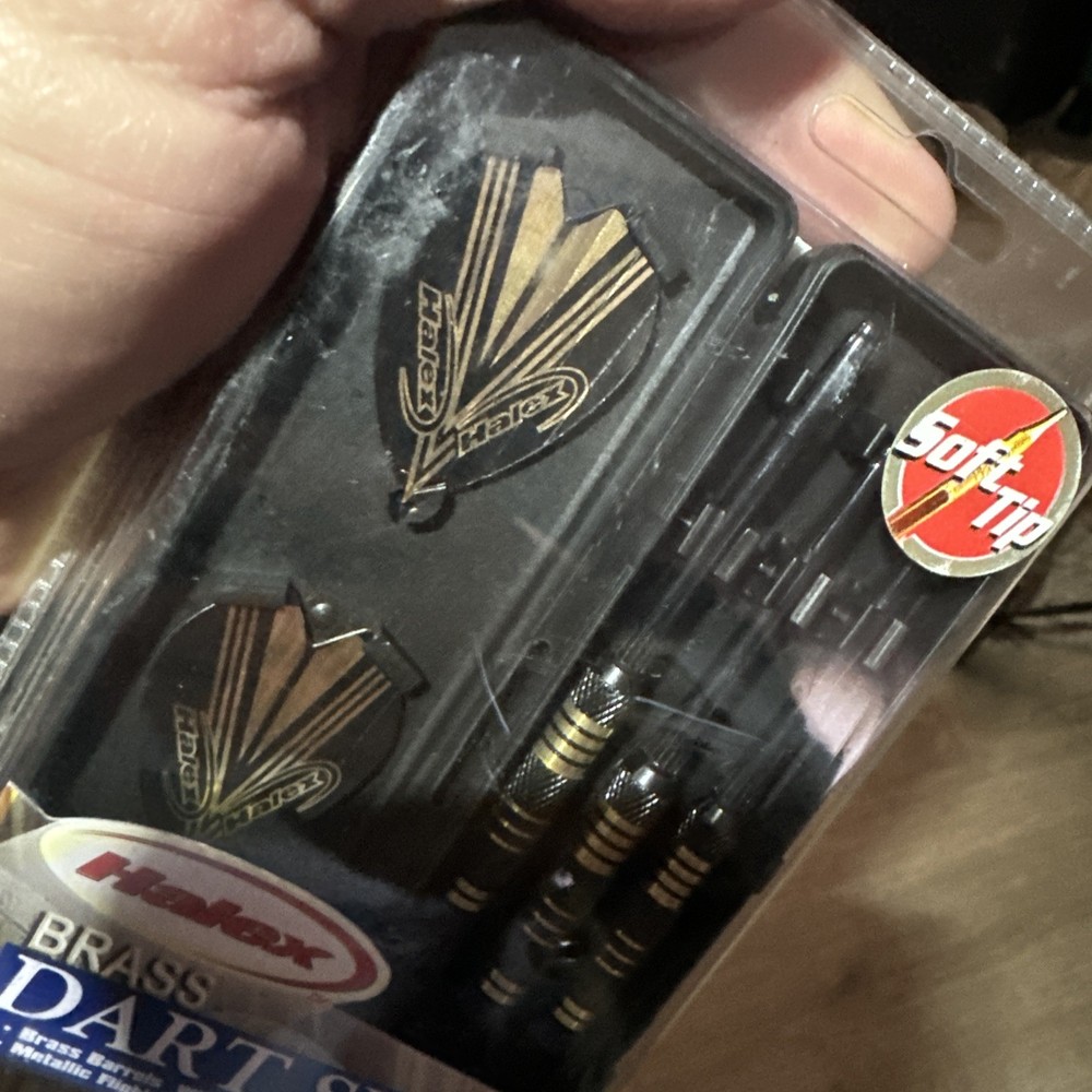 Halex Brass 15 Grams Brass Soft Tip Darts w/ Carrying Case