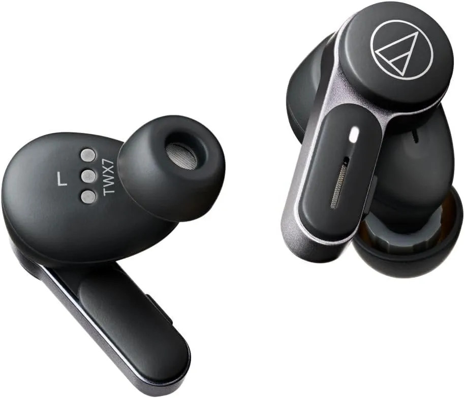 Audio-Technica ATH-TWX7BK Wireless Earbuds (Black)